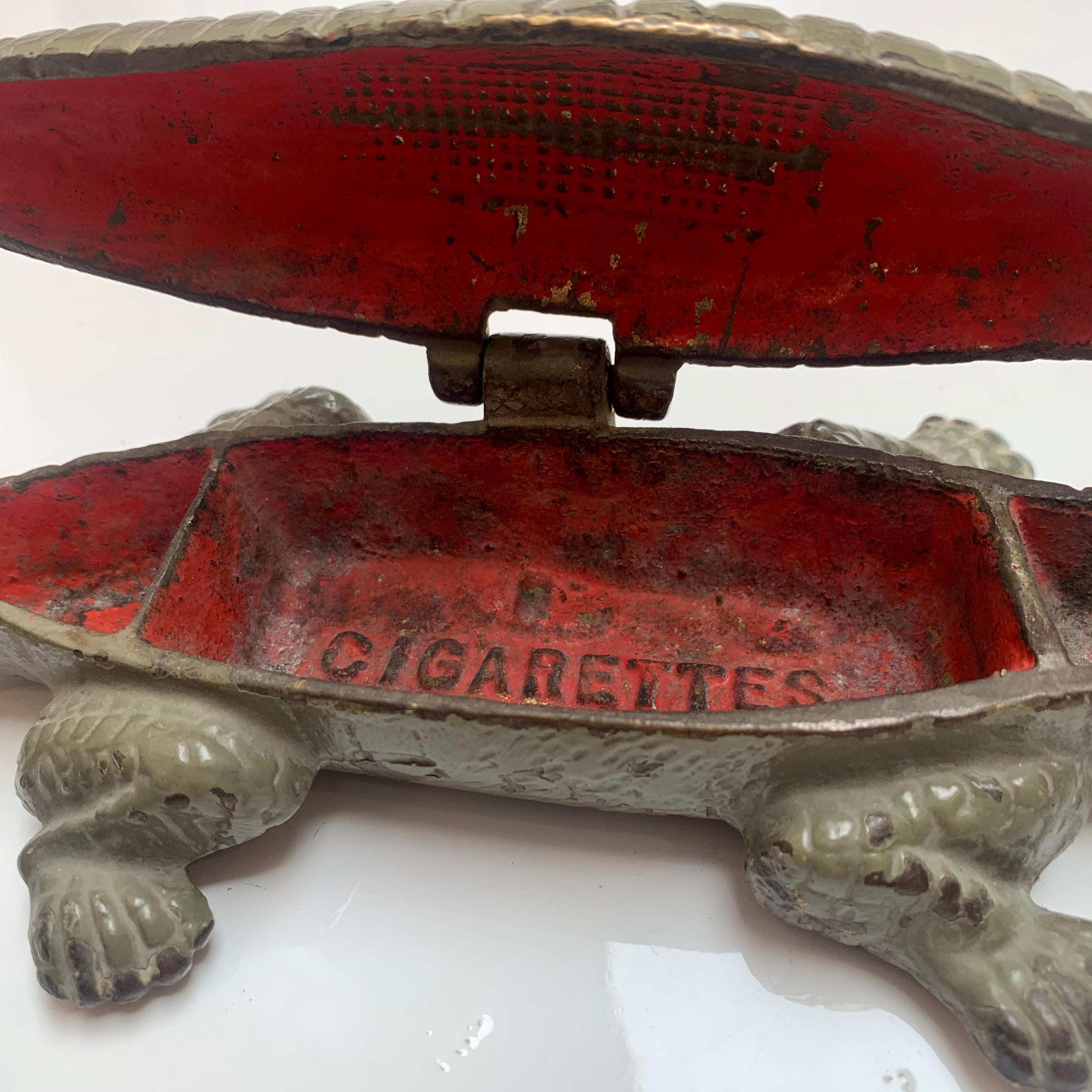vintage alligator ashtray