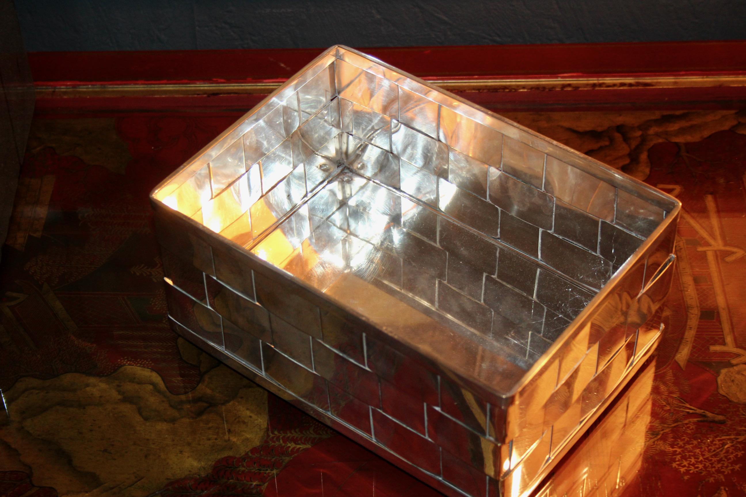 Metallo Vide poche decorative in metallo in vendita