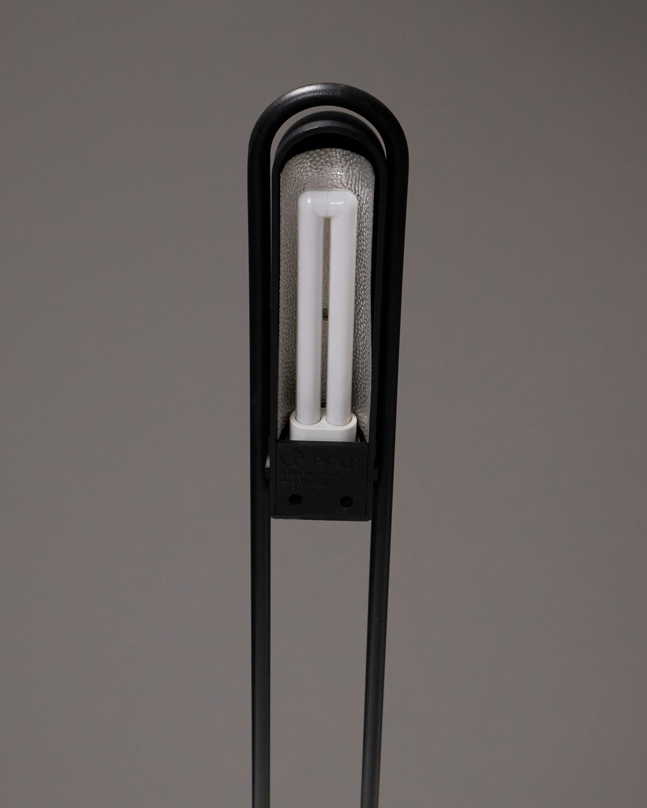 Metall-Schreibtischlampe von Carlo Vietri, 1980er Jahre im Angebot 8