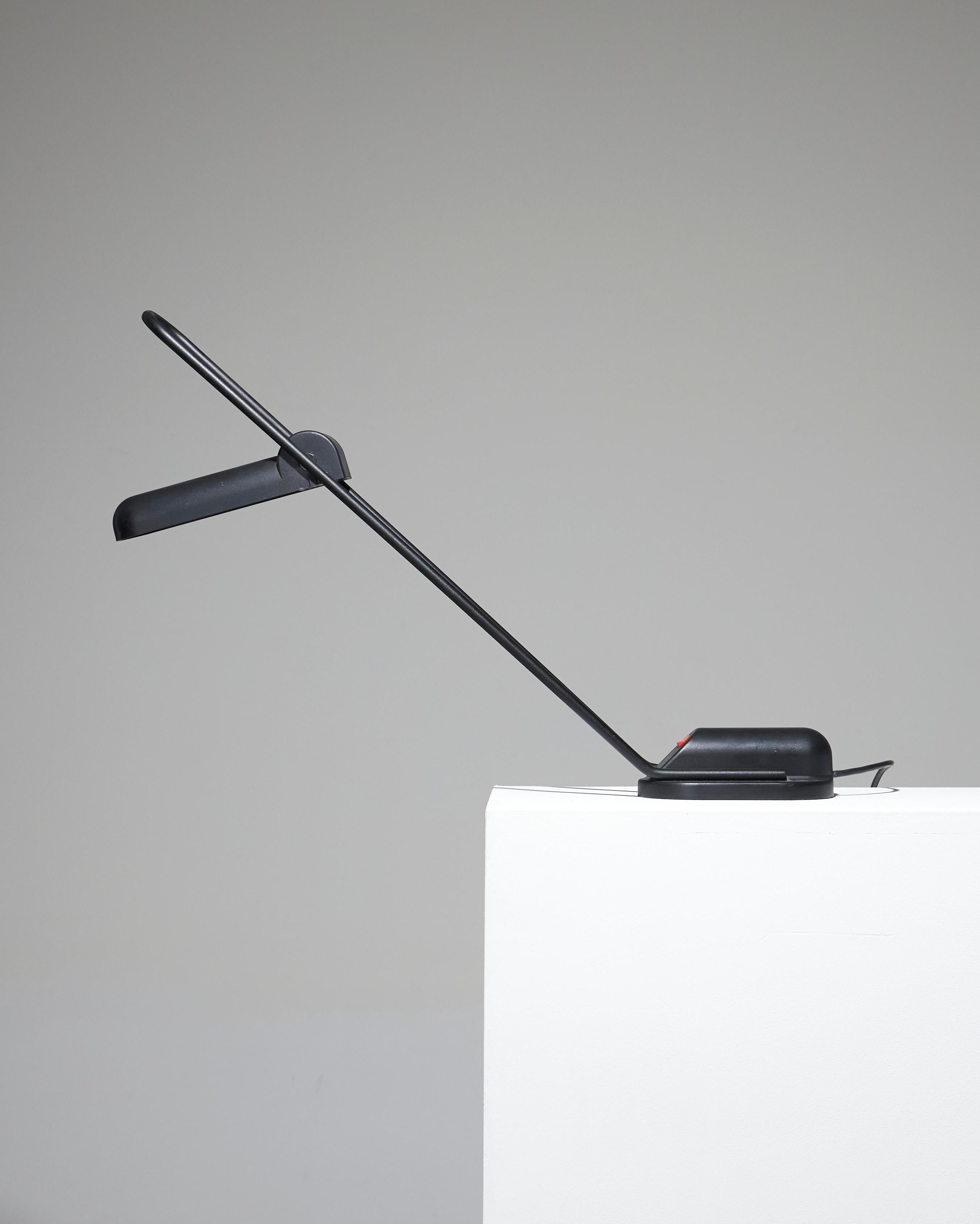 Metall-Schreibtischlampe von Carlo Vietri, 1980er Jahre im Angebot 11
