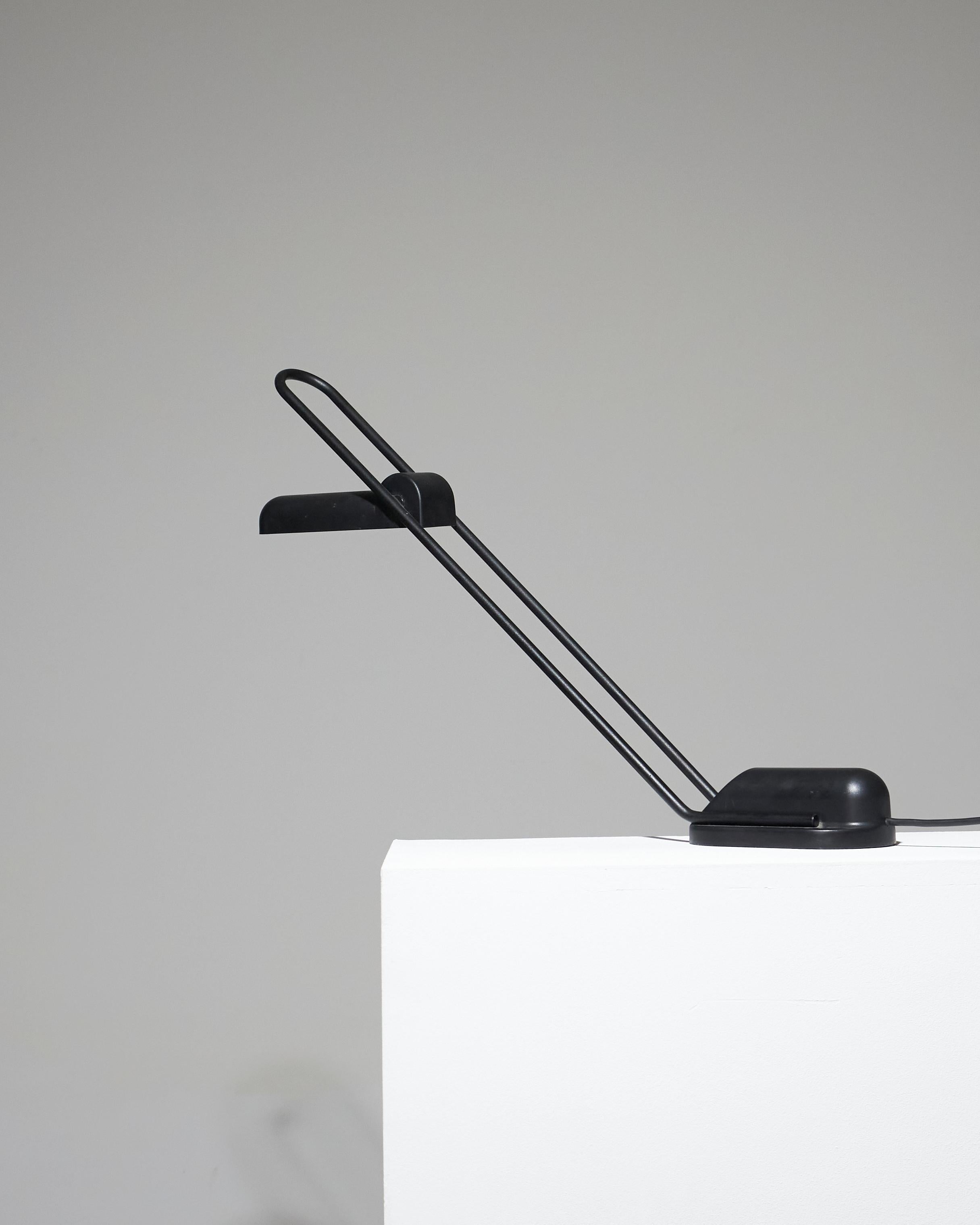 Metall-Schreibtischlampe von Carlo Vietri, 1980er Jahre im Angebot 12