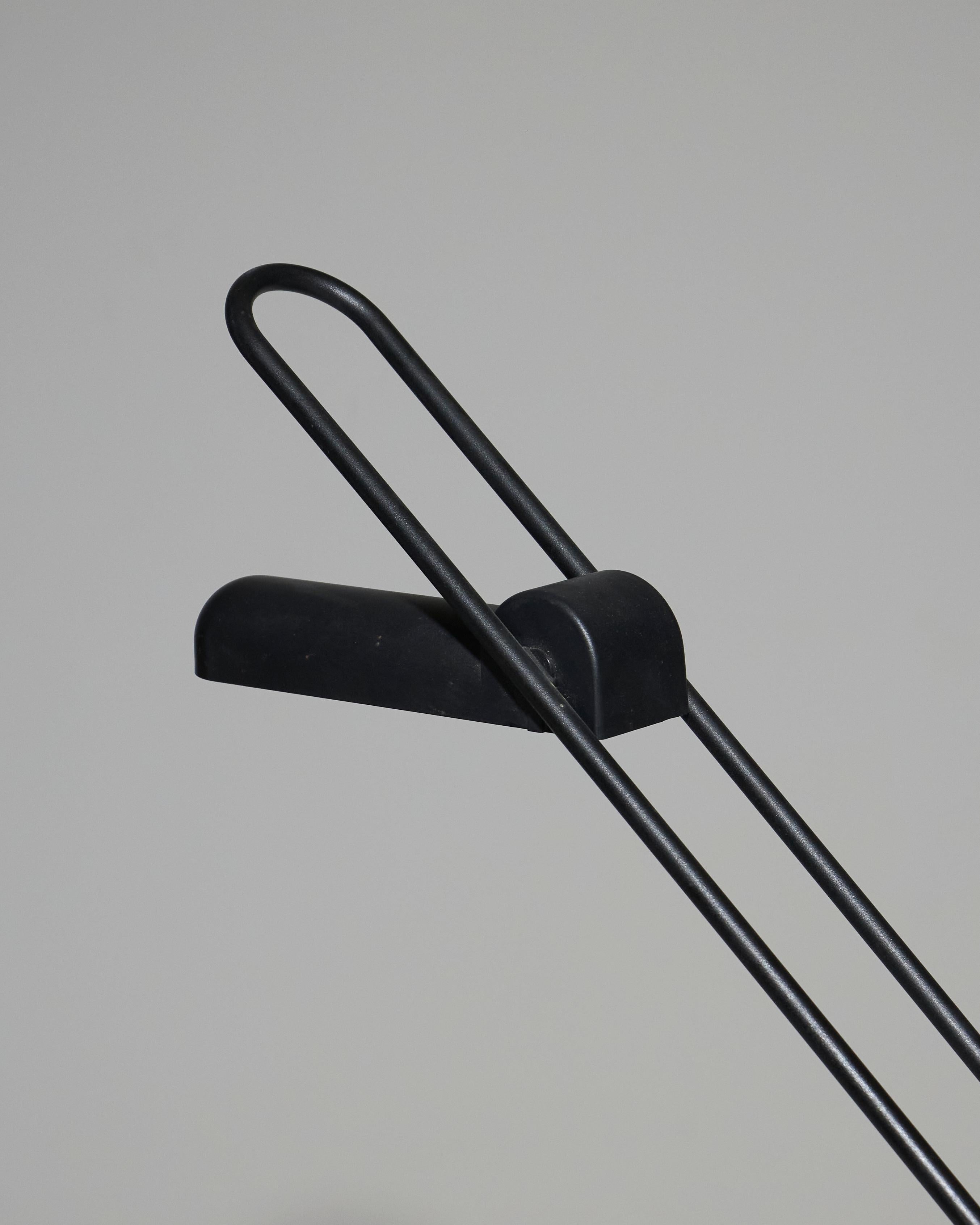 Metall-Schreibtischlampe von Carlo Vietri, 1980er Jahre im Angebot 13