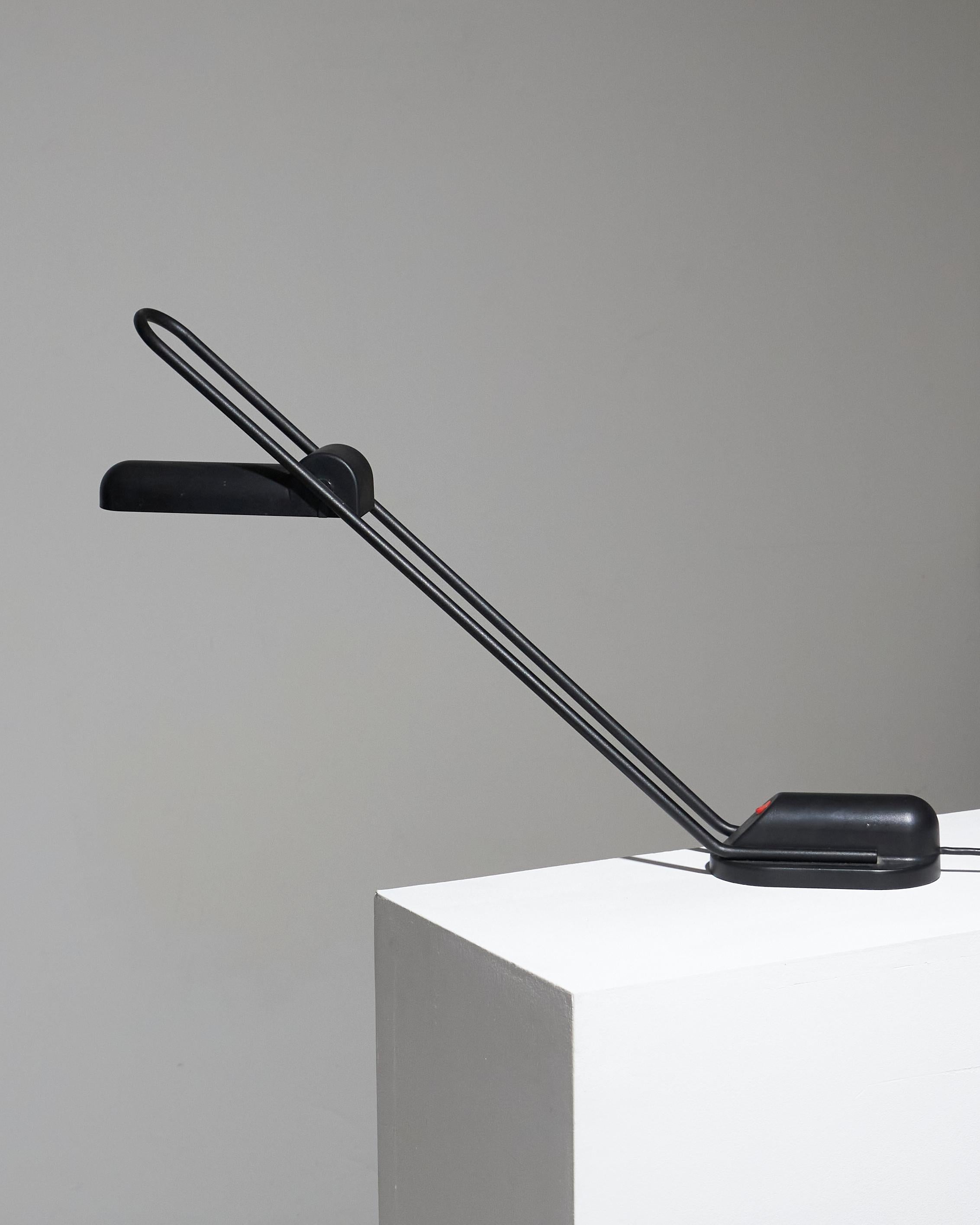 Metall-Schreibtischlampe von Carlo Vietri, 1980er Jahre im Angebot 14