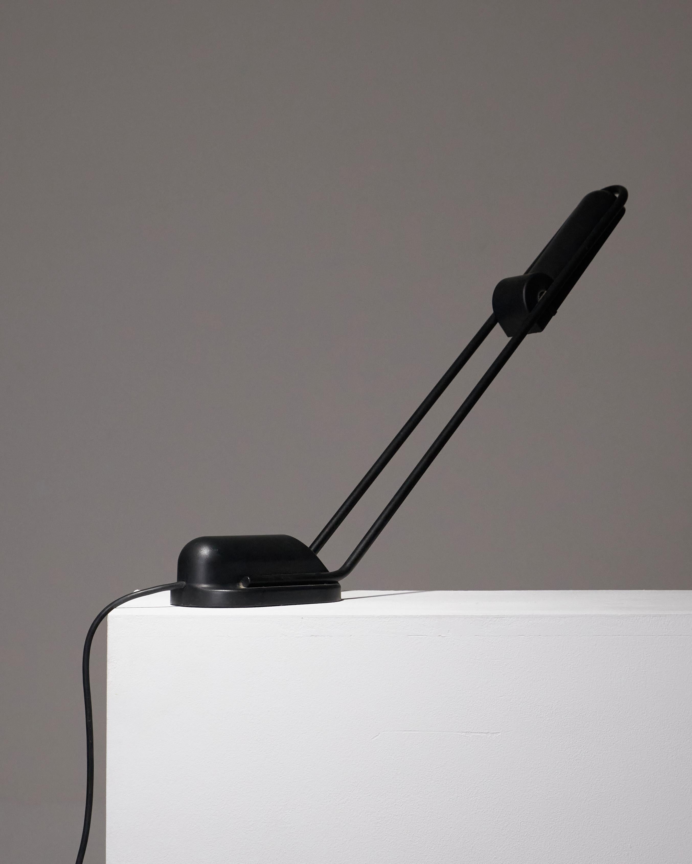 Metall-Schreibtischlampe von Carlo Vietri, 1980er Jahre im Angebot 3