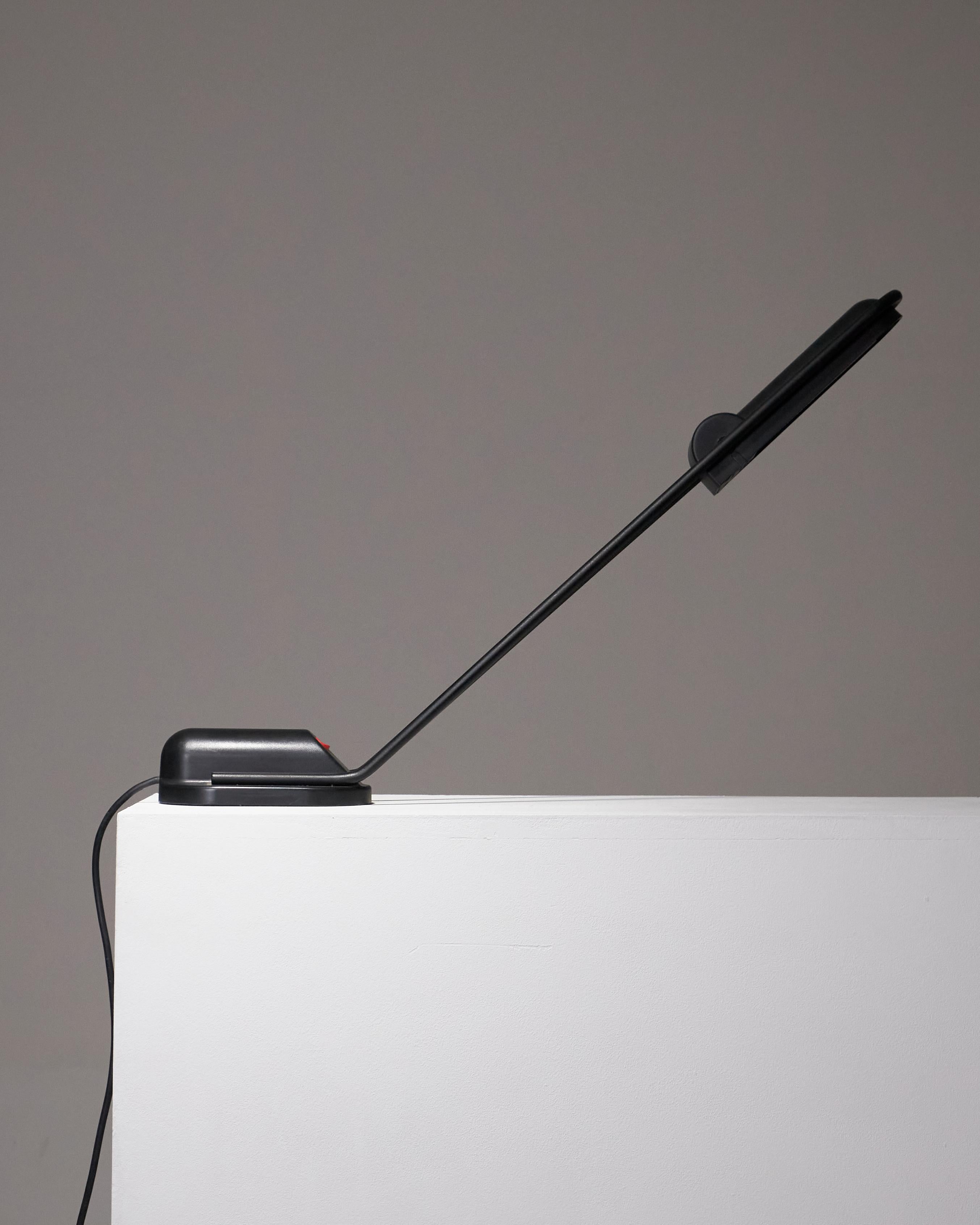Metall-Schreibtischlampe von Carlo Vietri, 1980er Jahre im Angebot 4
