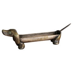 Metal dog pencil case