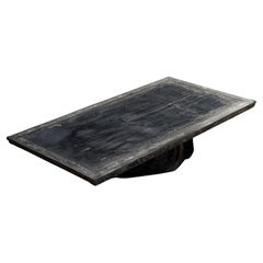 Metal & Tree Base Coffee Table
