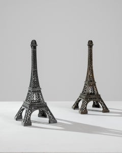 Metal Eiffel Tower Decoration, a Pair