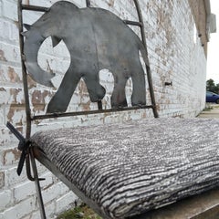 Metal Elephant Garden Folding Chair
