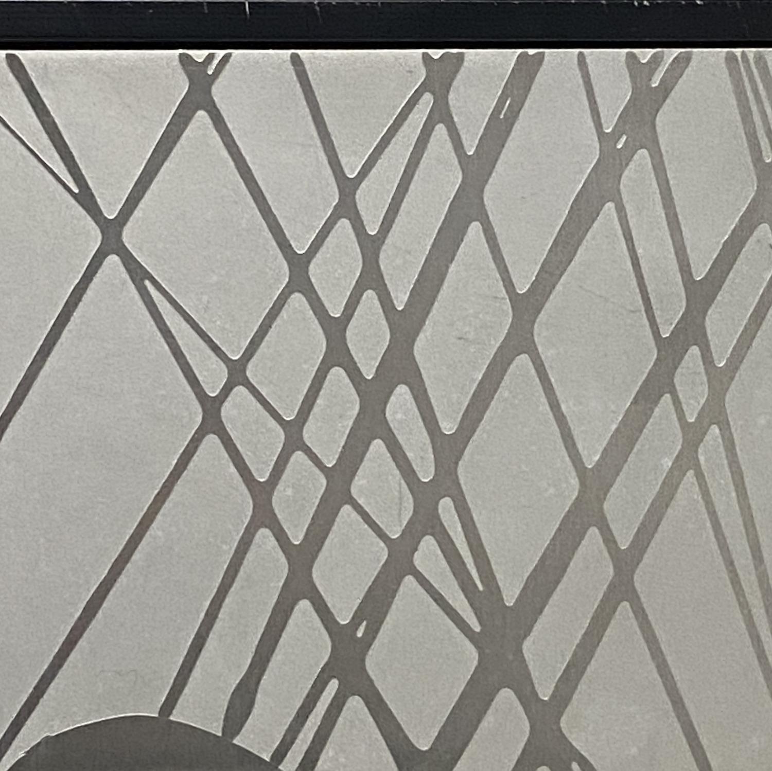 Esmalte abstracto grabado en metal por Manfred Jung Años 70 finales del siglo XX en venta