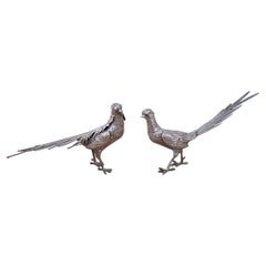 Metal Figures of Pheasants, France