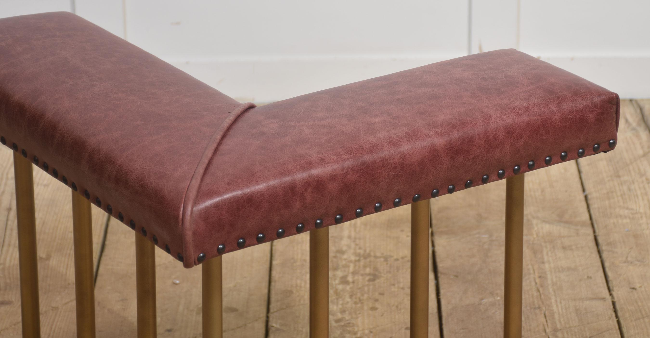 Britannico Parafuoco in metallo con sedute imbottite in vendita