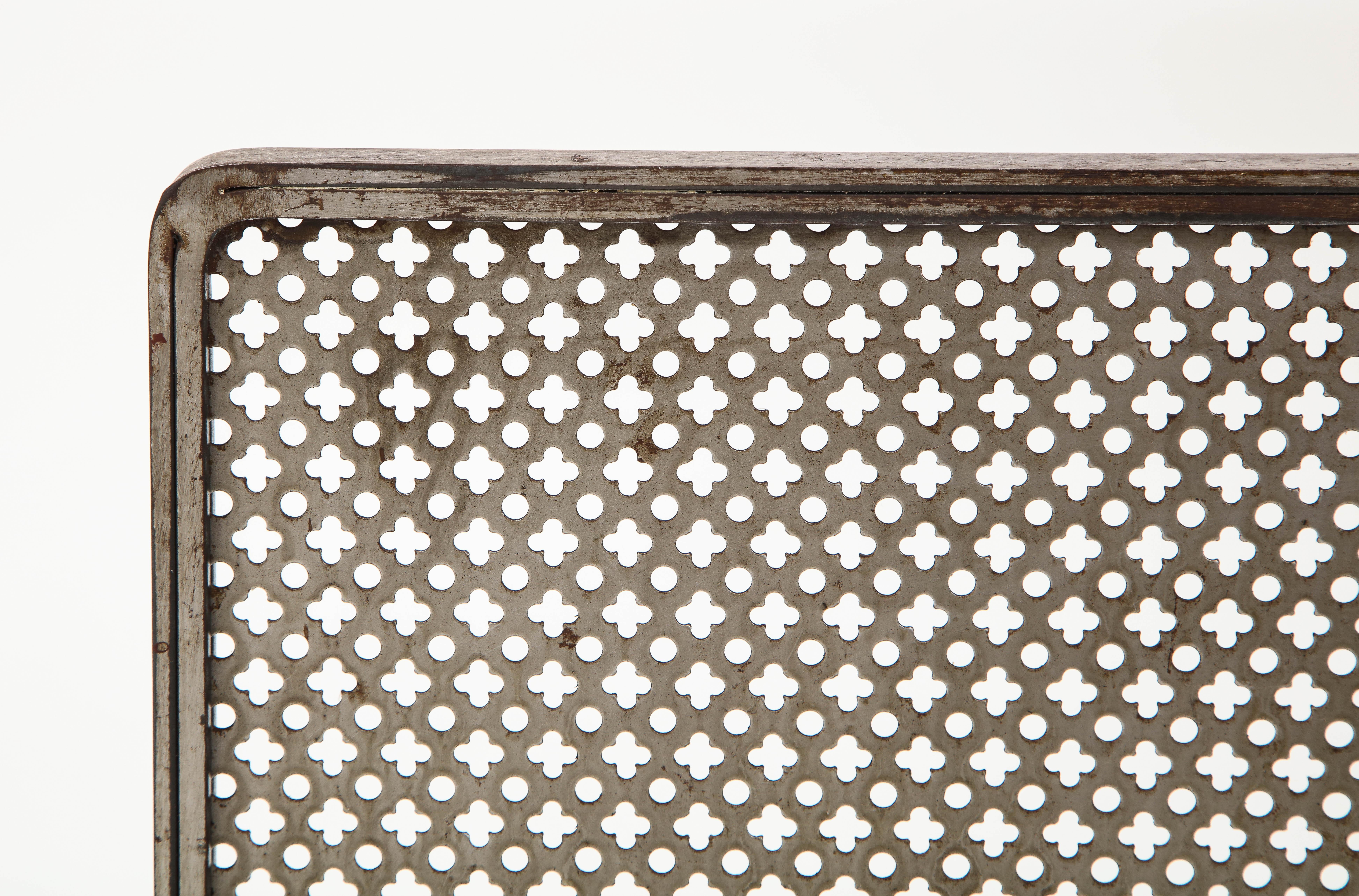 Metal Fireplace Screen in the Style of Mathieu Matégot, French, c. 1950 6