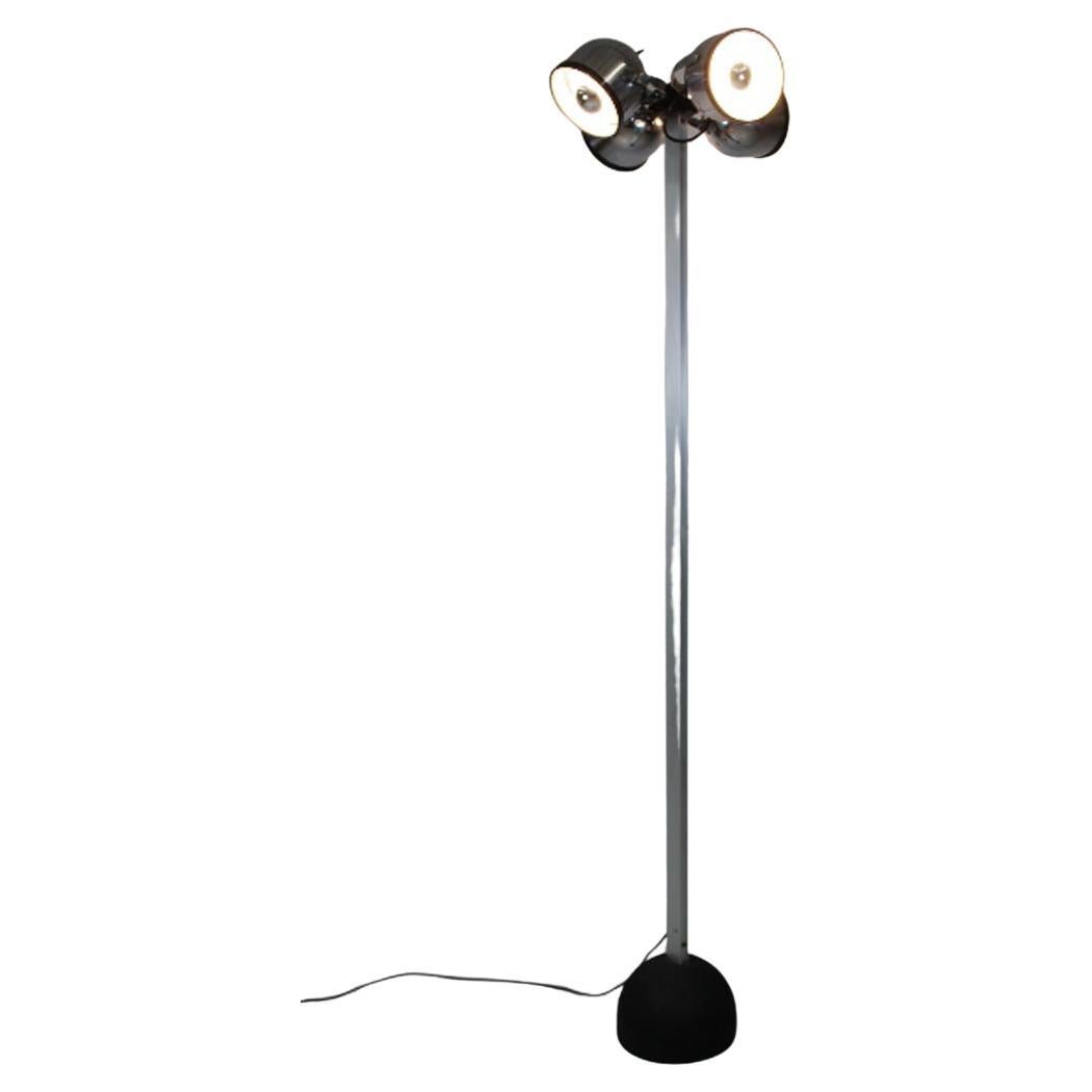 Metal Floor Lamp by Gae Aulenti & Livio Castiglioni, Stilnovo, 1972