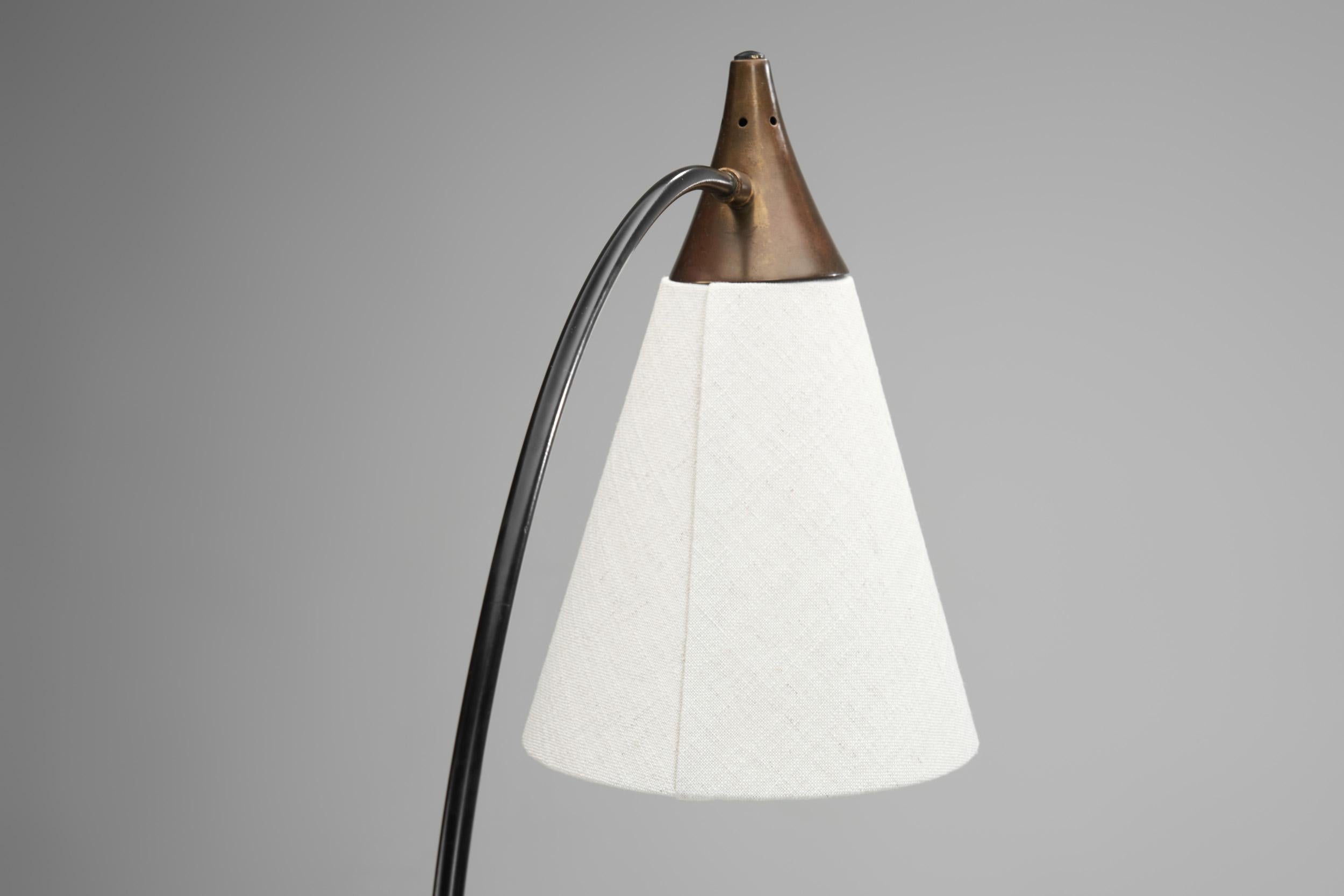 Lampada da terra in metallo di Karl Heinz Kinsky per Cosack (Attr.), Germania 1950 in vendita 6