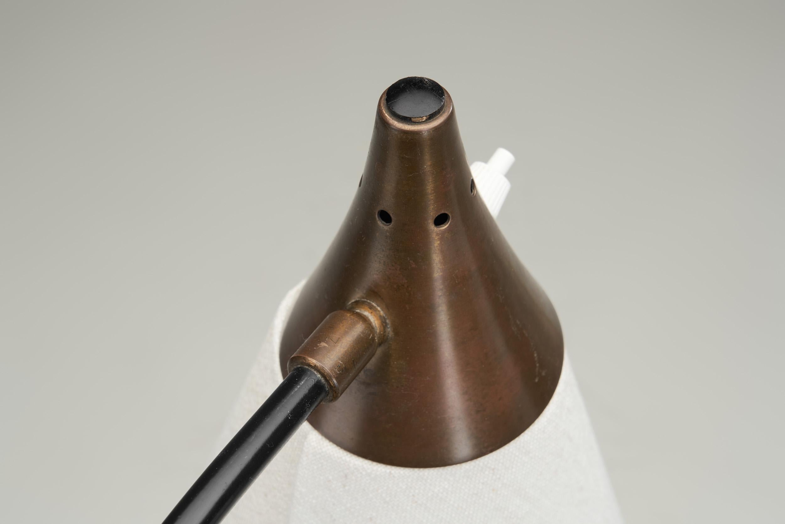 Lampada da terra in metallo di Karl Heinz Kinsky per Cosack (Attr.), Germania 1950 in vendita 7