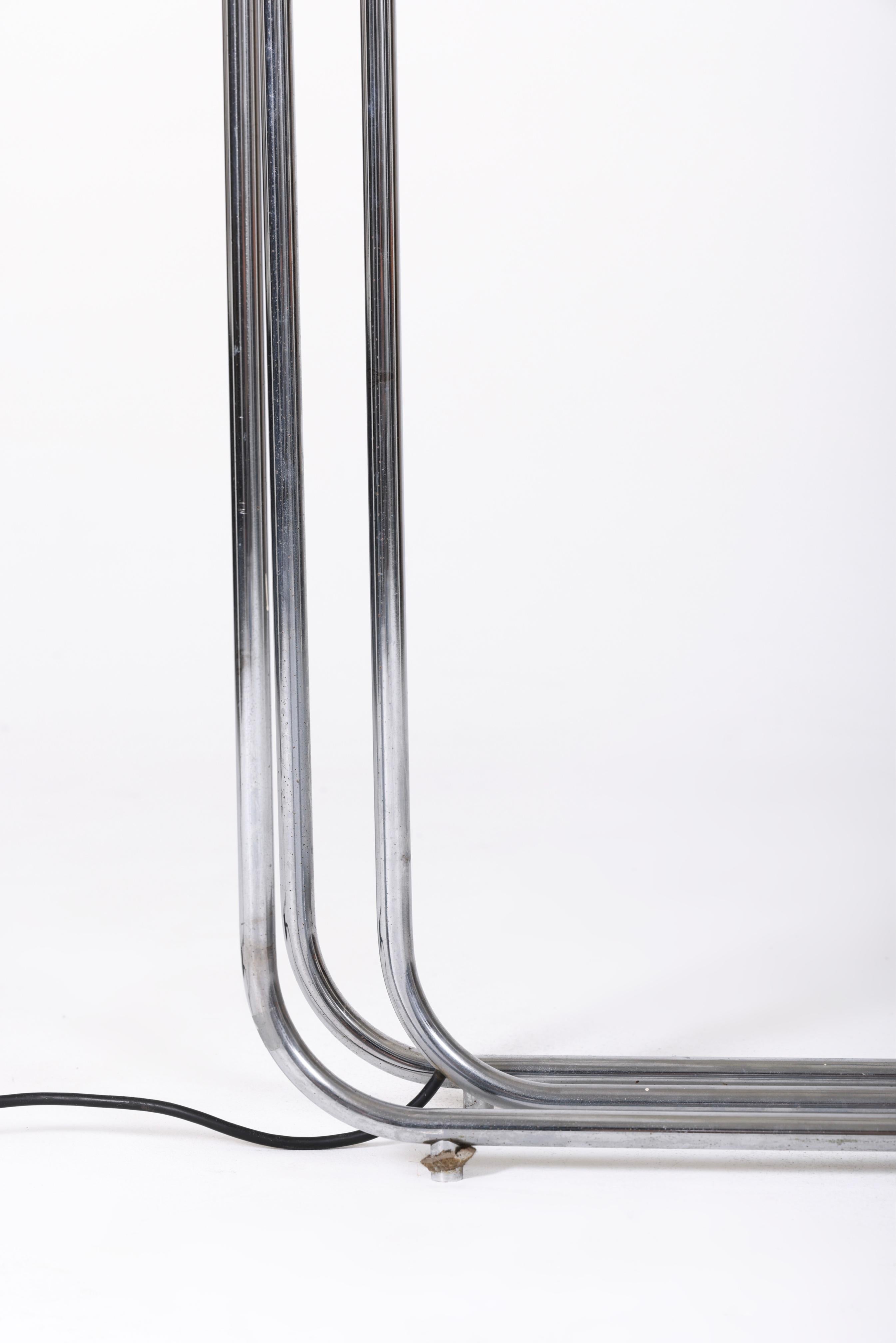 20th Century Metal floor lamp by Verre Lumière For Sale