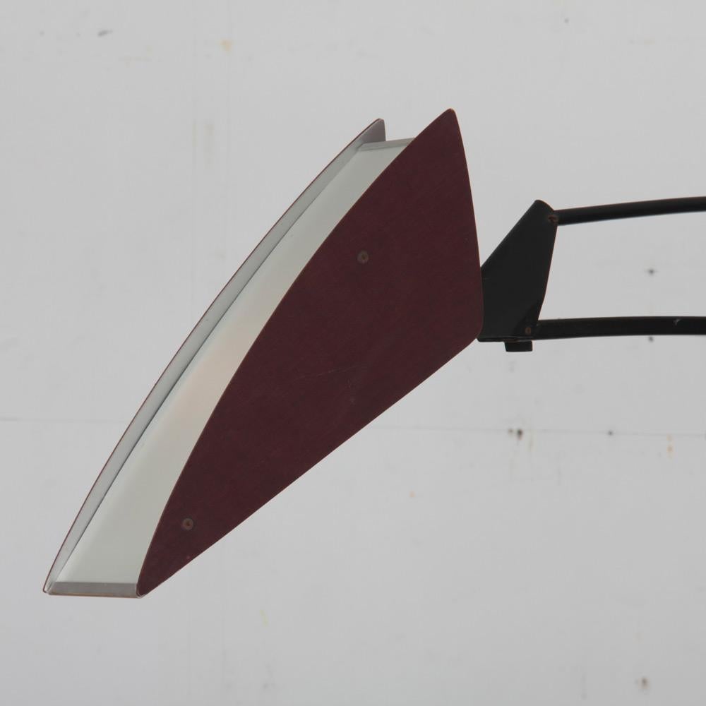 French Metal floor lamp from the 1990s For Sale