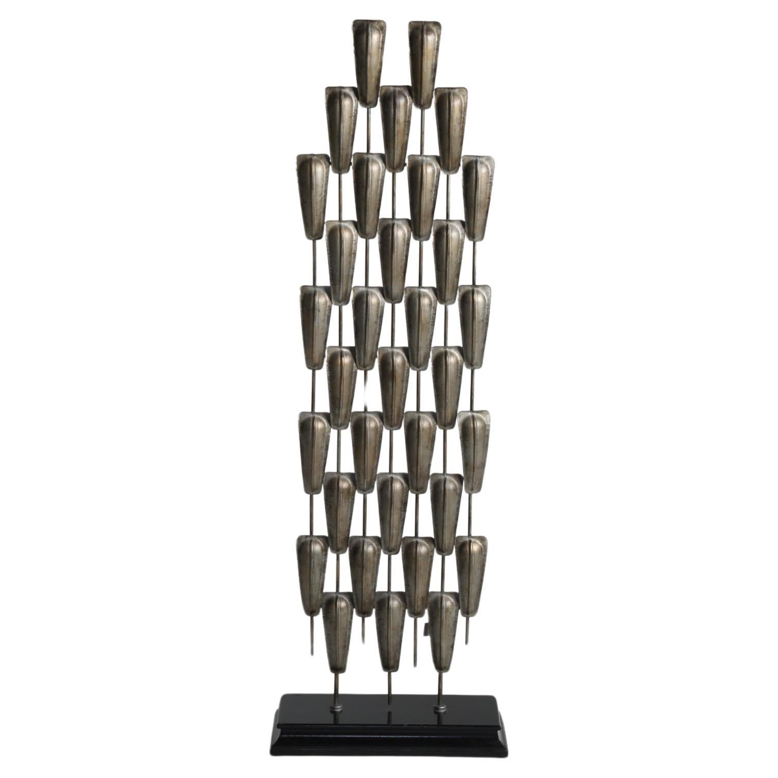 Metal Floor Sculptural, Villa Collection, Denmark, 1980s