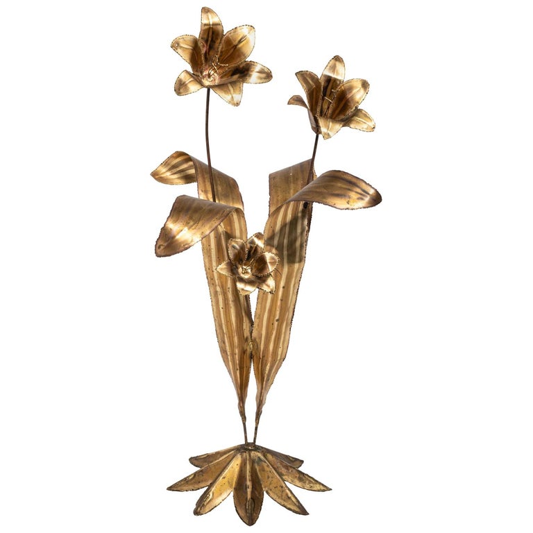 Metal Flower Sculpture at 1stDibs metal flower tilda