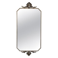 Metal Framed Mirror, France, 1950s, Pair Available