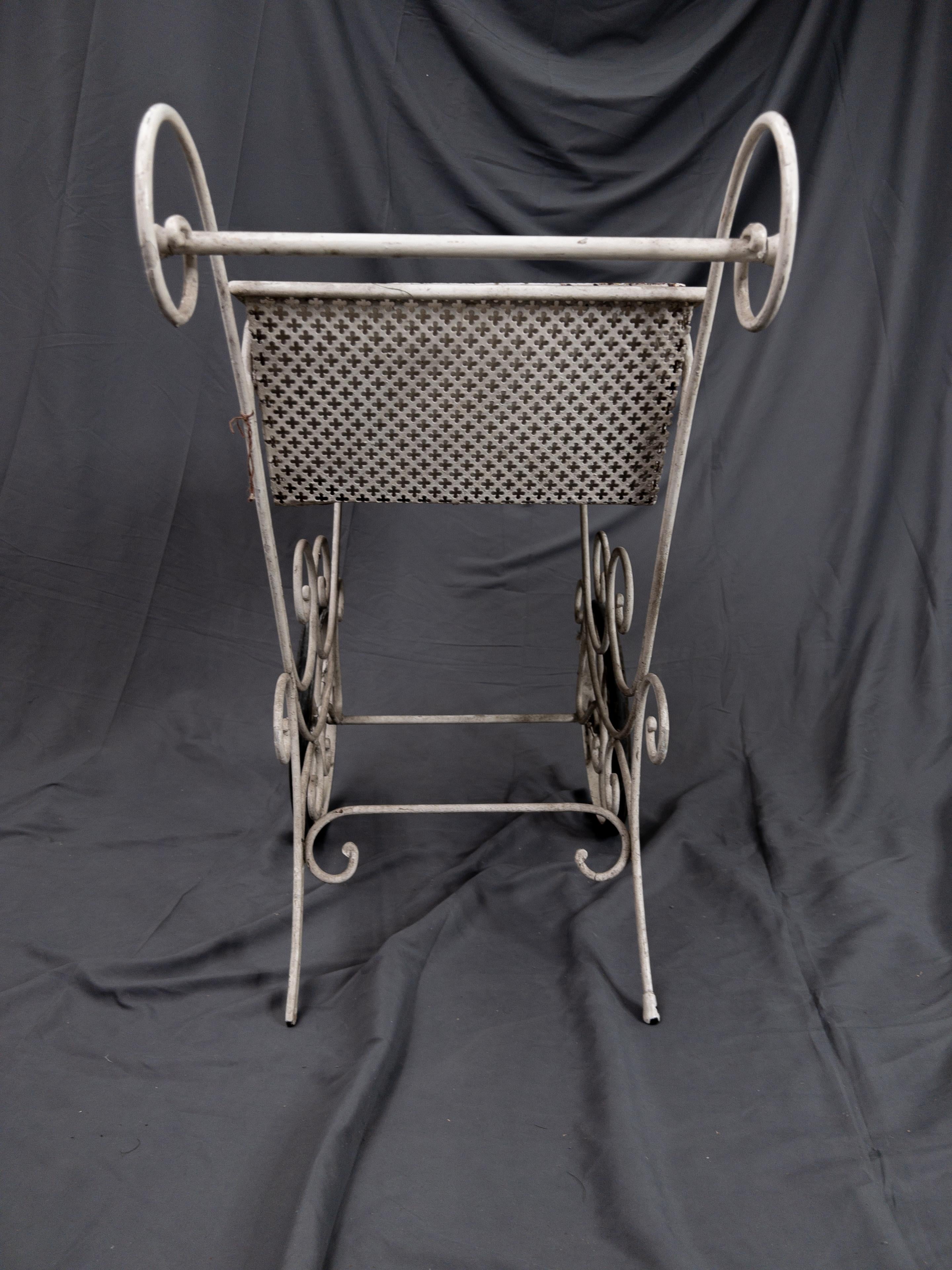 Metal French Garden Cart For Sale 1