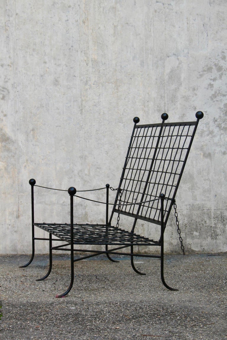 Metal Garden Sofa attributed Mario Papperzini For Sale at 1stDibs