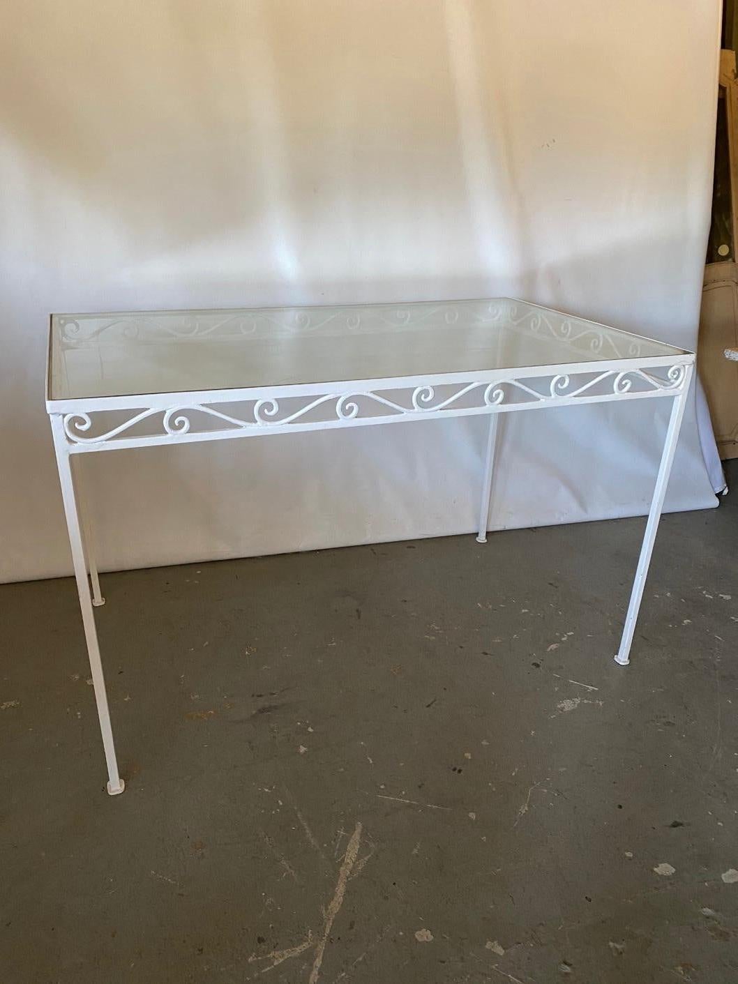 glass garden dining table