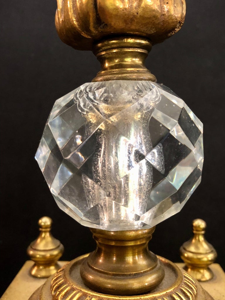 Metal Grecian Inspired Table Lamps Having Columns and Figures