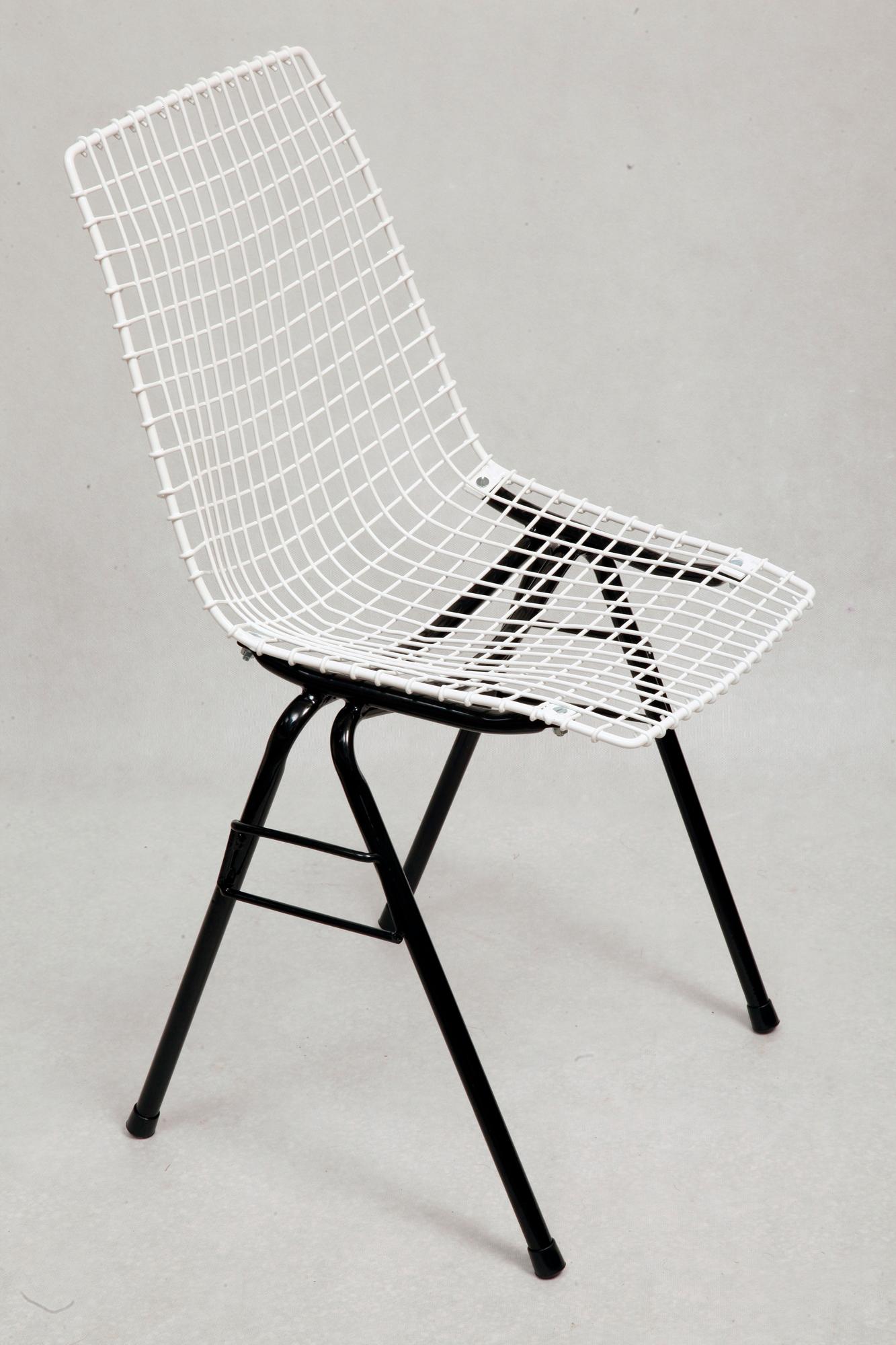 Metal, Industrial and Loft Chair, H. Sztaba, Poland, 1970s For Sale 1