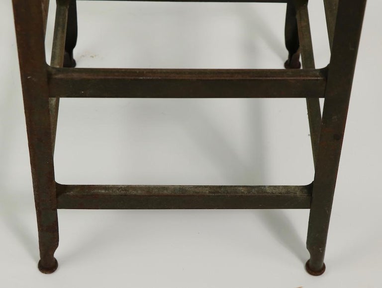Metal Industrial Stool by Lyon Metal Products Inc. Aurora