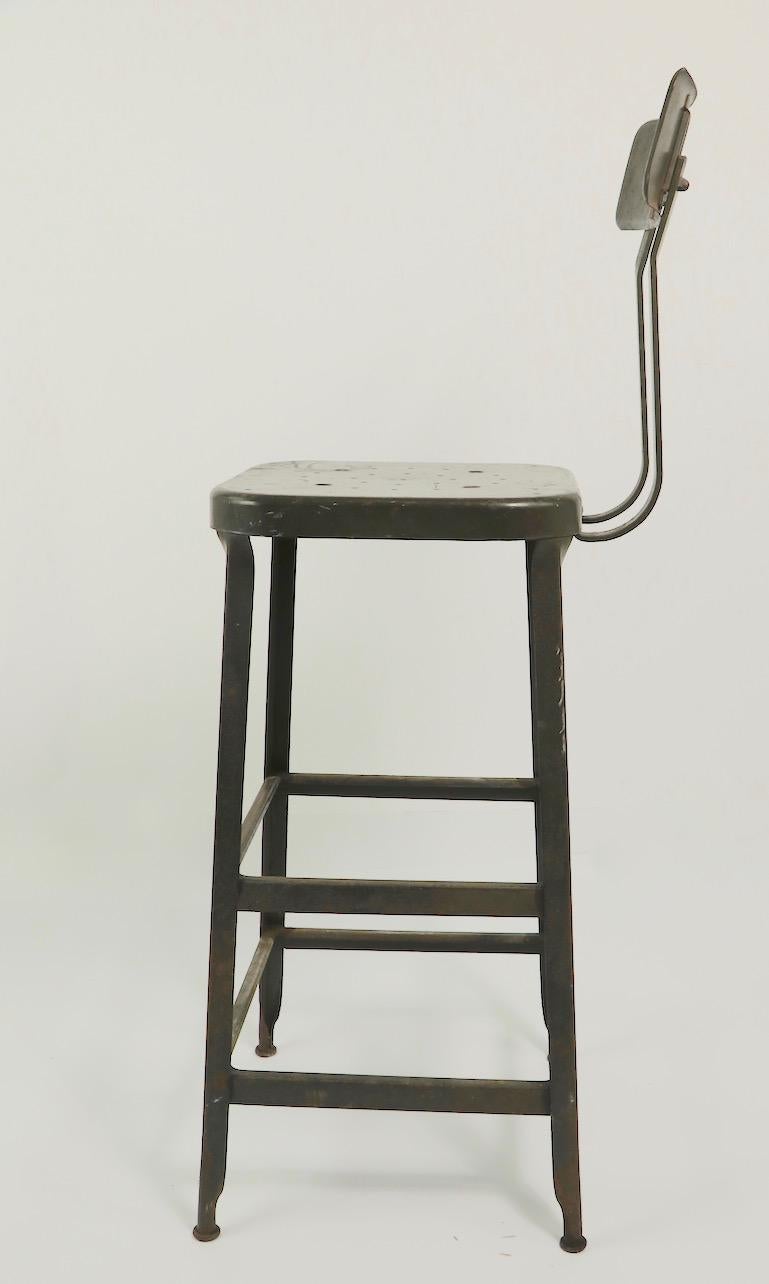 Metal Industrial Stool by Lyon Metal Products Inc. Aurora Illinois 4