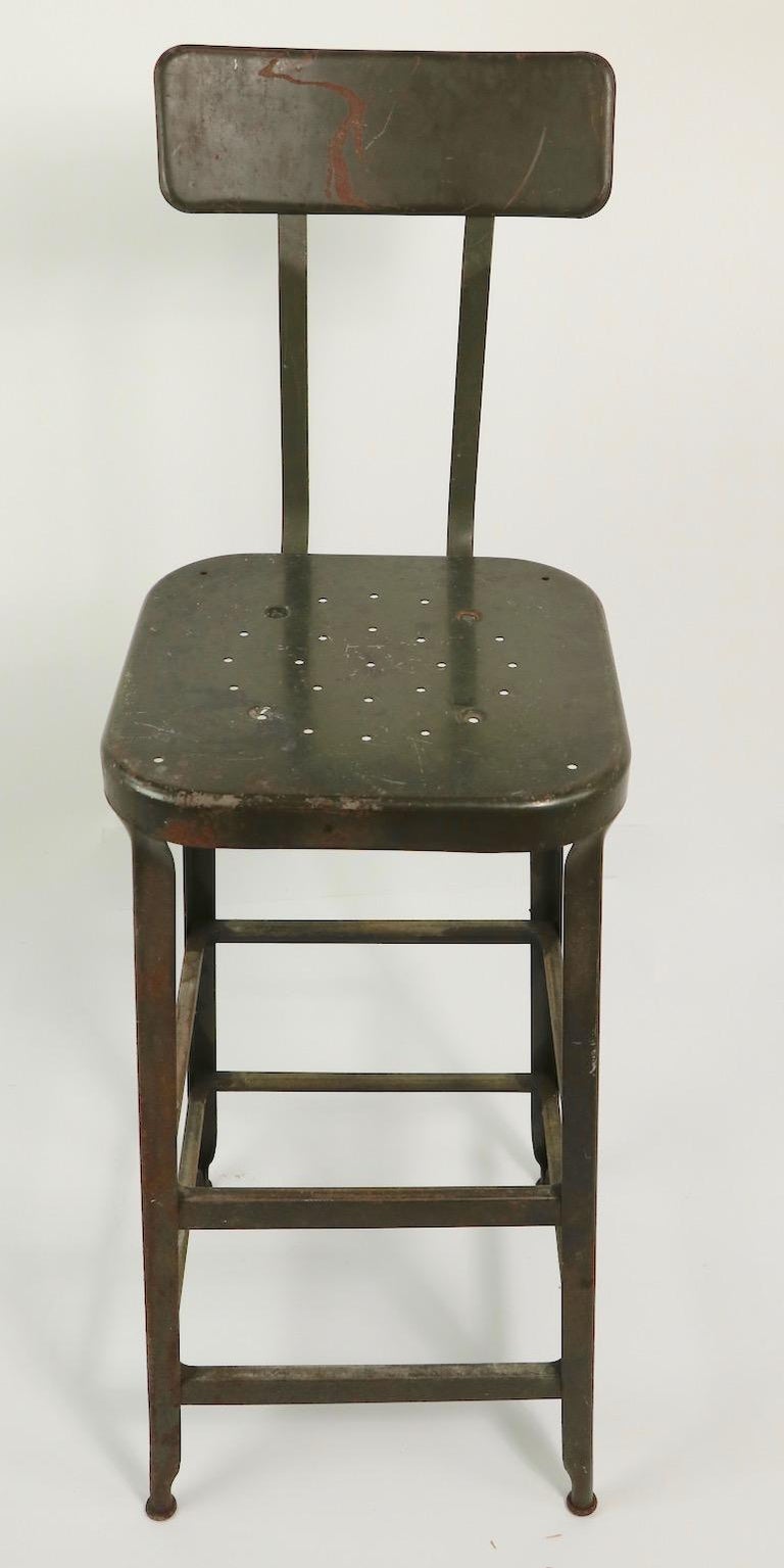 アメリカ製 LYON社 STOOL 【 LYON®︎ AURORA,ILL. 】 Lyon Industrial Stool