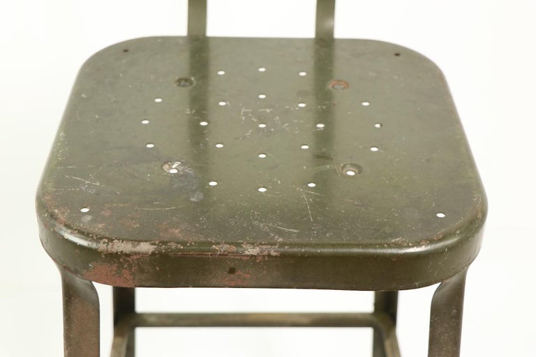 Metal Industrial Stool by Lyon Metal Products Inc. Aurora Illinois at 1stDibs | lyon stool, lyon 