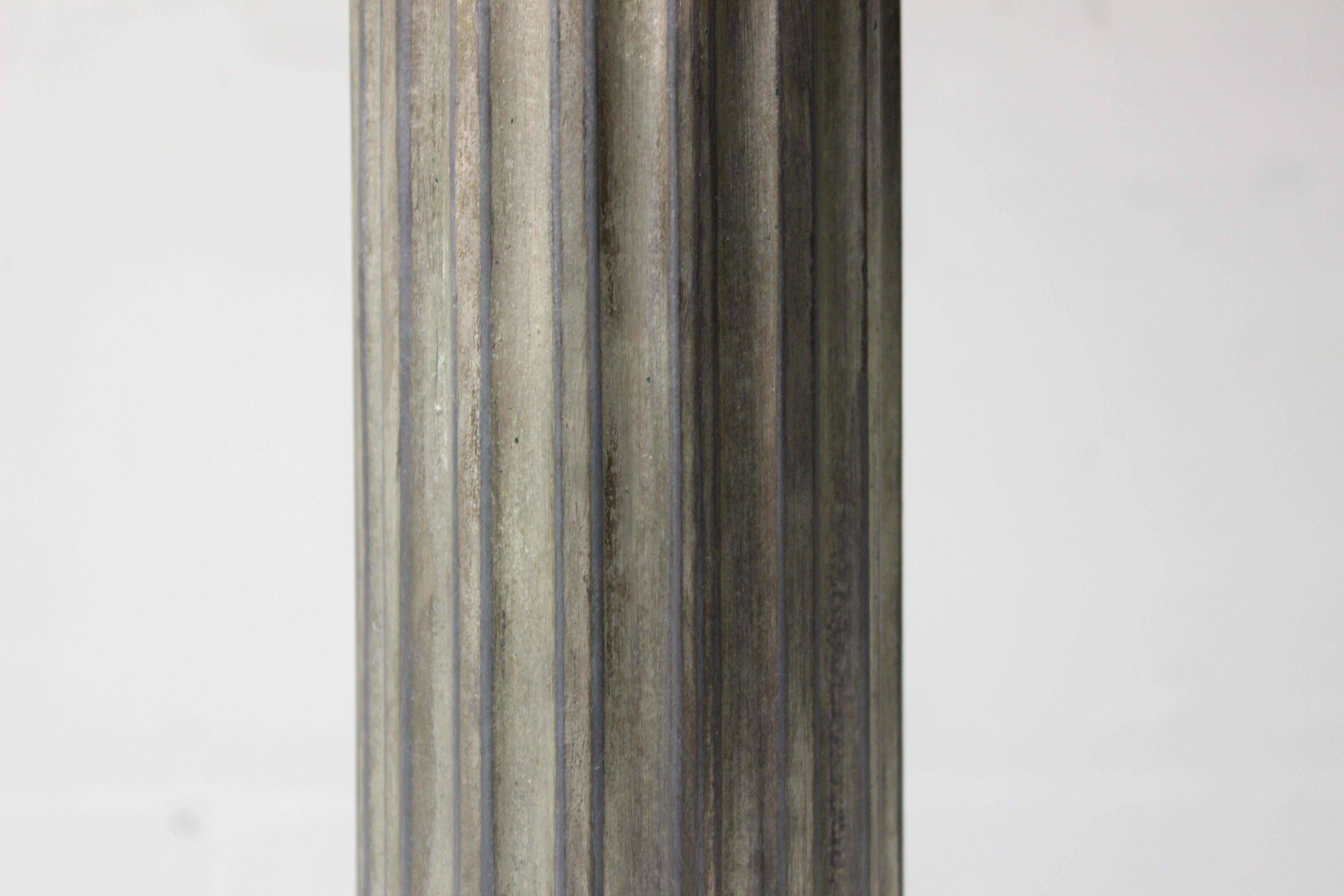 Metal Ionic Column Table Lamp 1