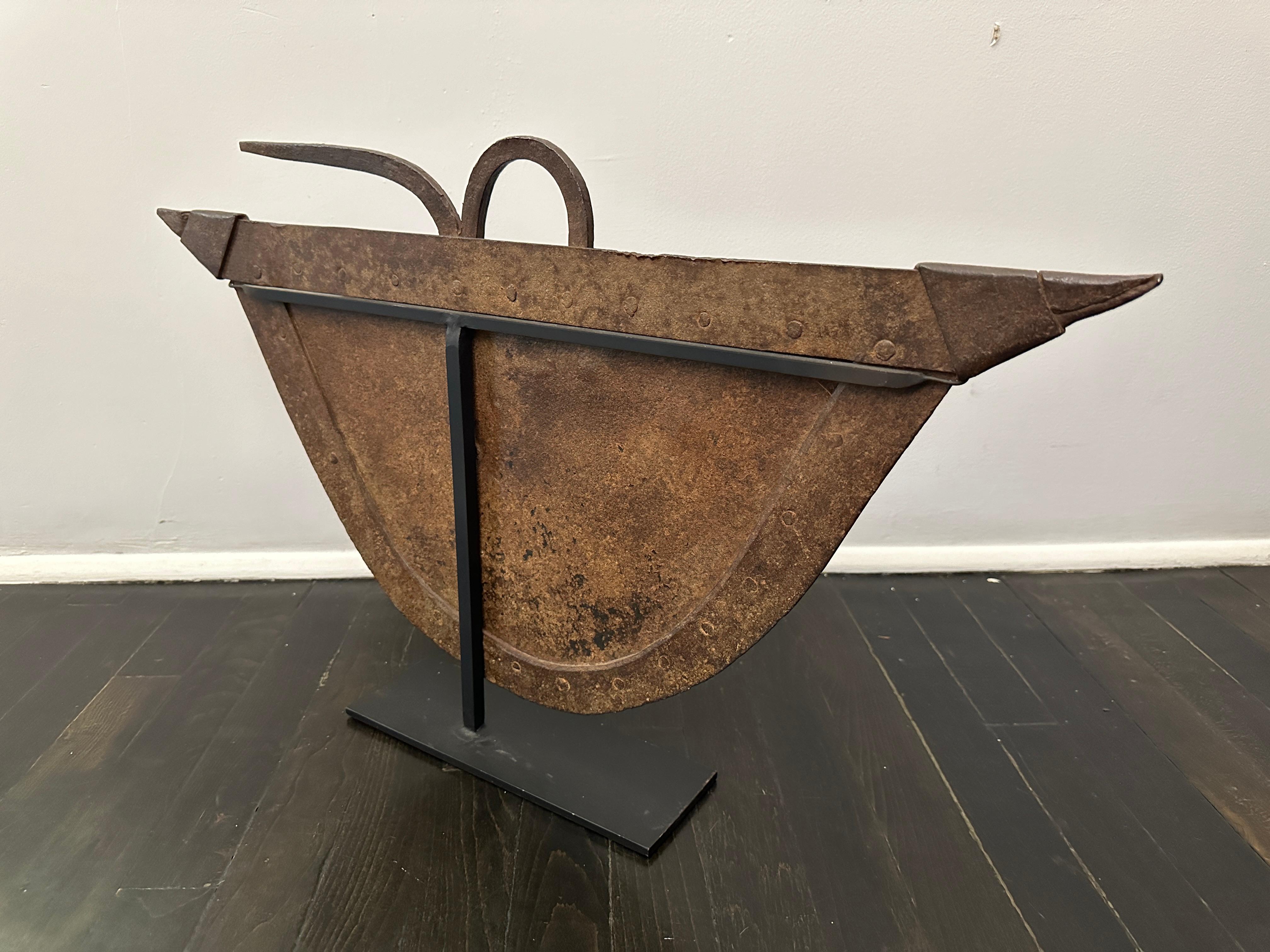 Congolese Metal Iron African Antique Currency from Congo For Sale
