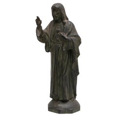 Metal Jesus Christ Memorabilia Figure, circa 1950
