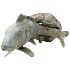 Metal Koi Fish Fountain Head