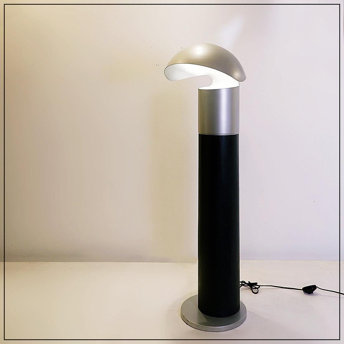 Lampada da terra in metallo laccato stile Franco Buzzi Ceriani in vendita 3