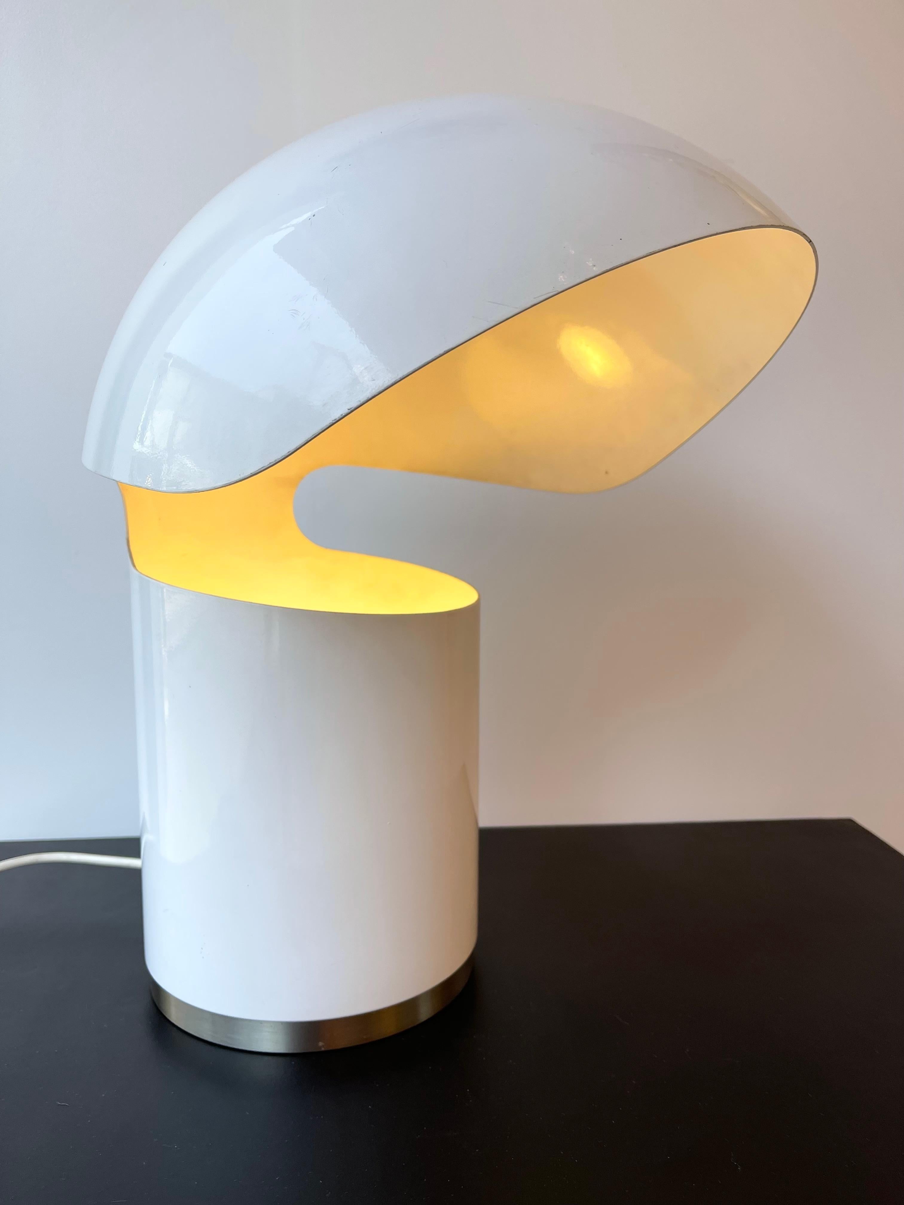Space Age Metal Lacquered Lamp by Francesco Buzzi Ceriani, Italy, 1970s