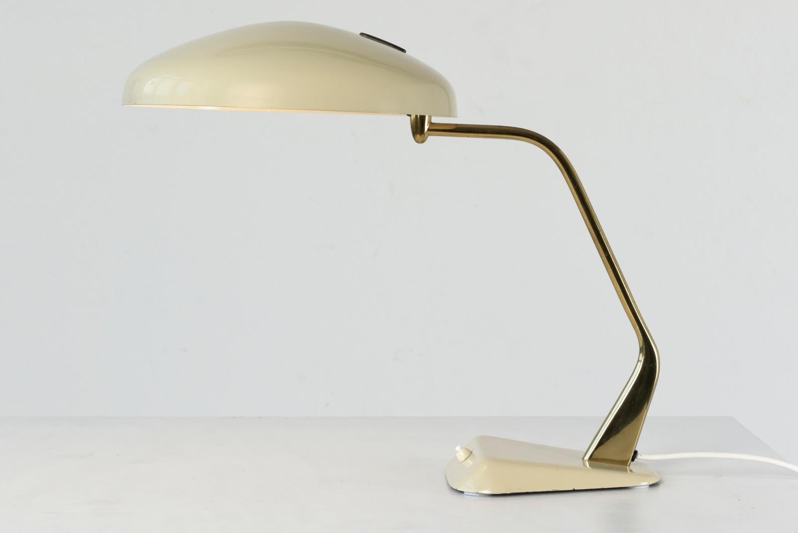 Mid-Century Modern Metal Lamp by Belmag, Switzerland - 1950s  For Sale