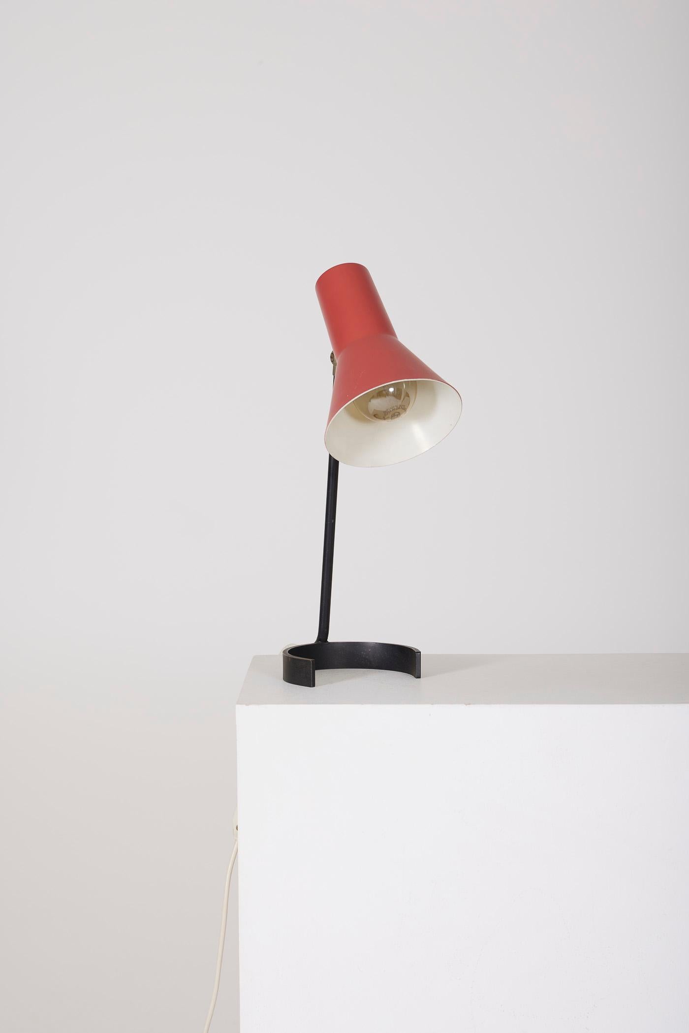 20th Century  Metal lamp by Jan Hoogervorst For Sale