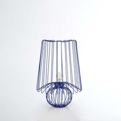 Blue Metal Lamp