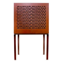 Metal Lattice Cabinet in Mexican Contemporary Design