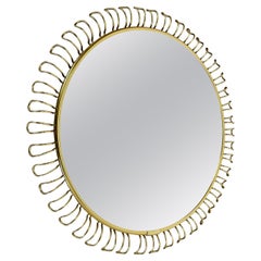 Metal Looped Mirror by Josef Frank for Svenskt Tenn Attrib., Sweden 1960s