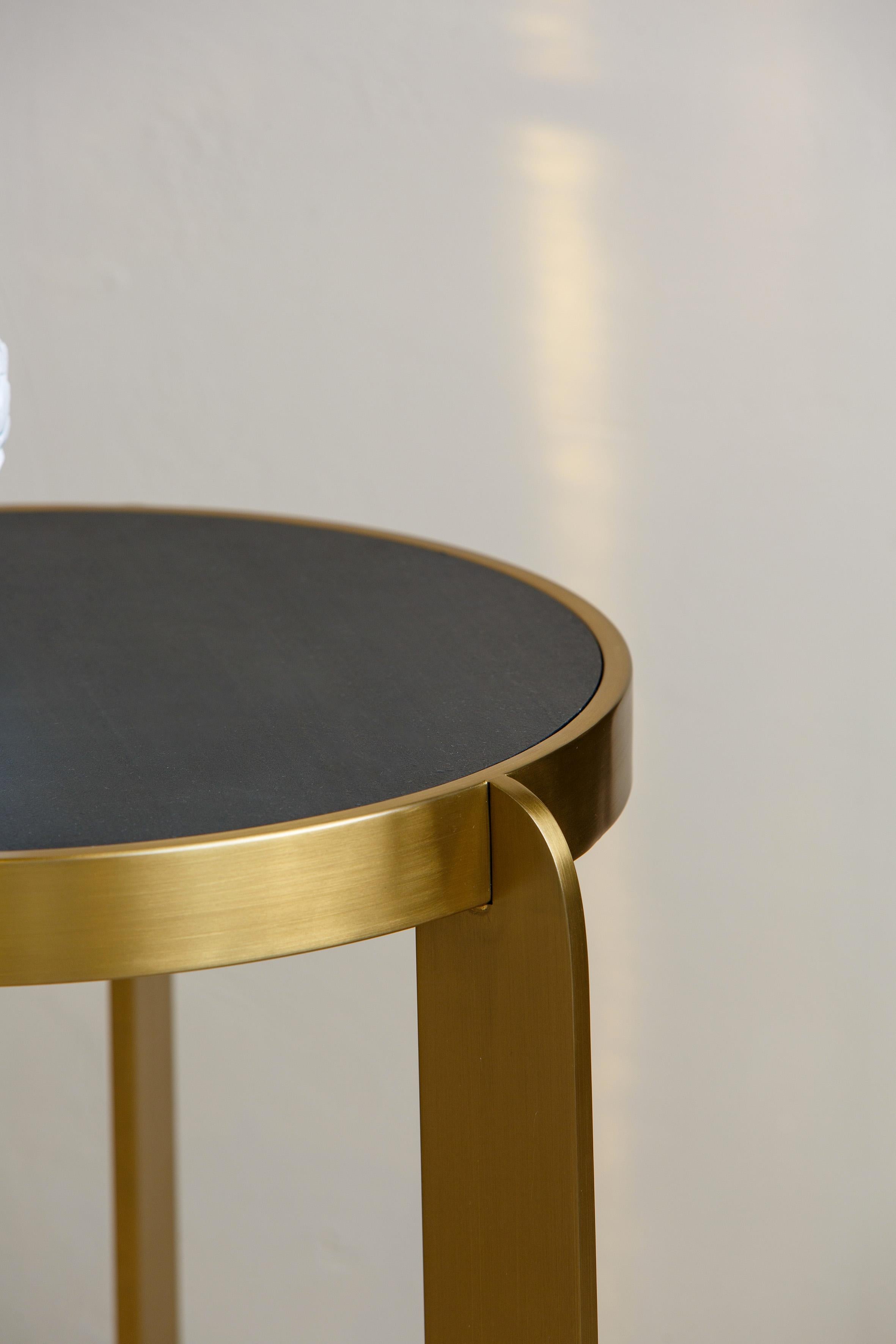 Metal Materico Side Table by Matteo Cibic for Delvis Unlimited For Sale 6