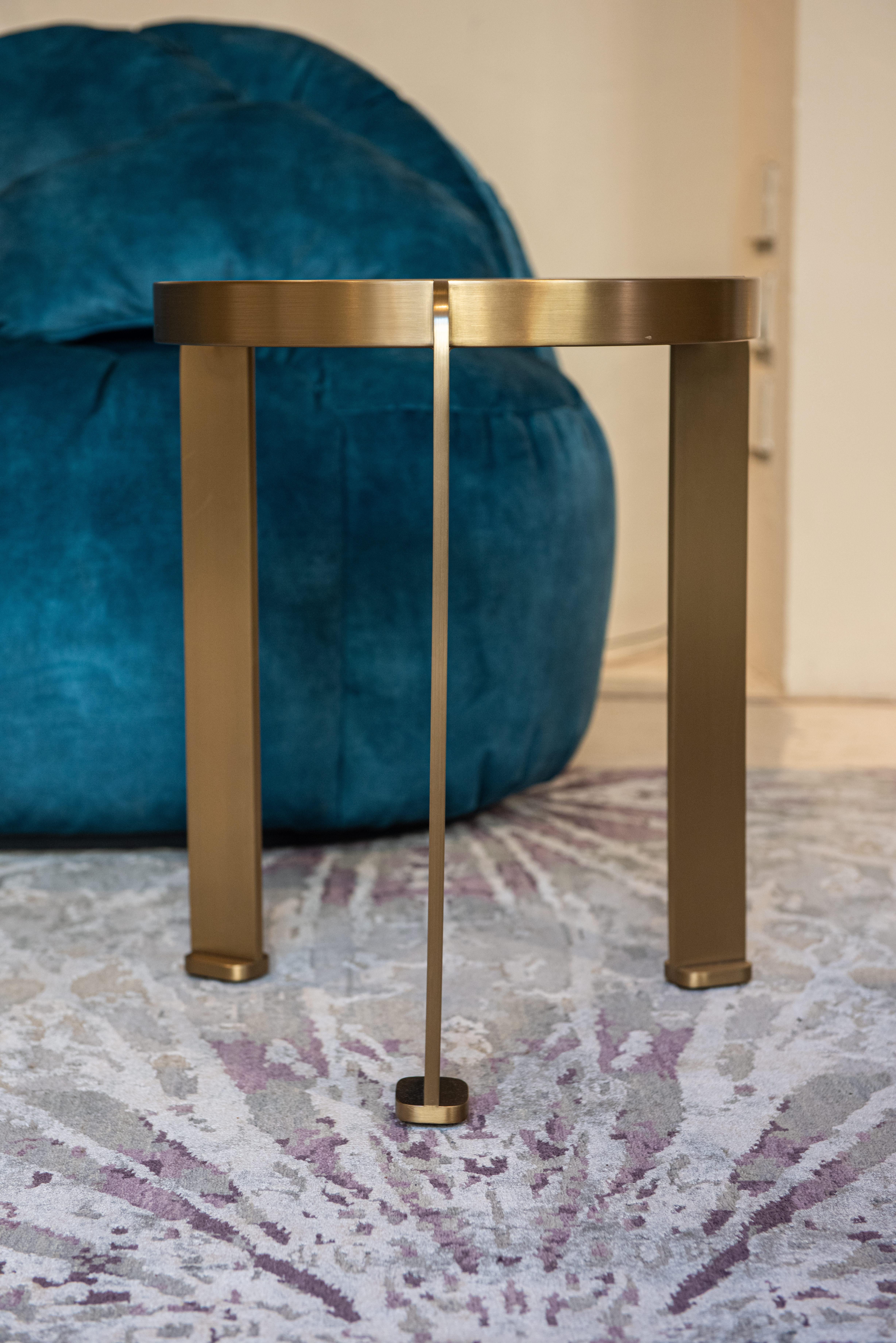 Metal Materico Side Table by Matteo Cibic for Delvis Unlimited For Sale 7