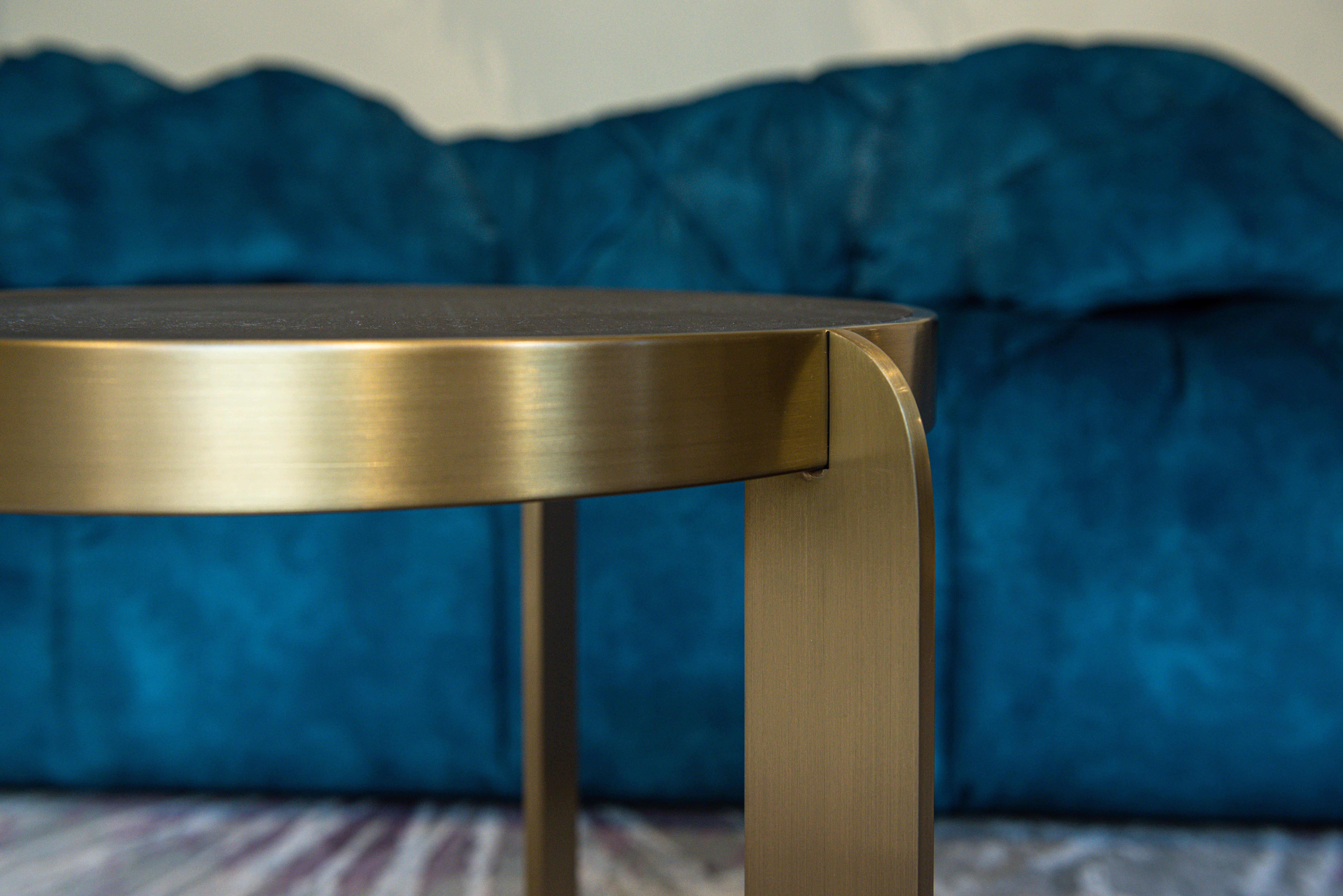 Metal Materico Side Table by Matteo Cibic for Delvis Unlimited For Sale 8