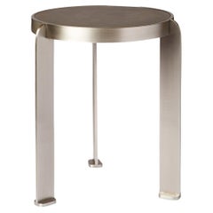 Metal Materico Side Table by Matteo Cibic for Delvis Unlimited