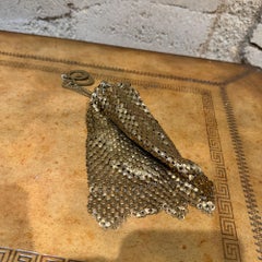 Metal Mesh Evening Bag Chainmail Coin Purse Art Deco